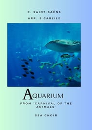 Aquarium (SSA) SSA choral sheet music cover Thumbnail